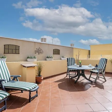 Fabuloso Atico, Con Amplia Terraza * El Médano